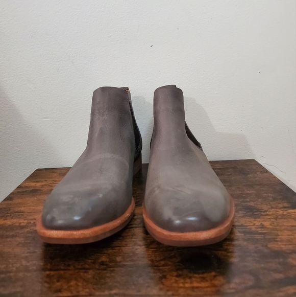 Womens Kork-Ease Kama Leather Booties Size 6.5 Grey - Picture 7 of 12